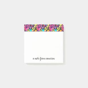 Gay Pride Gender Neon Pattern Post-it Notes