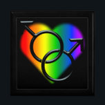 Gay Pride Gift Box Rainbow Man Love Jewellery Boxe<br><div class="desc">Rainbow Love Gift Box Customisable Gay Pride Jewellery Box Personalise Man Love Gift Boxes Gay Pride Decor Stylish Custom Same-Sex Love Keepsake Box Gifts GBLT Your Name Here Homosexual Love Boxes Accessories for Men Women Home & Office Customisable Homosexual Pride Jewellery Boxes Original Rainbow Love Boxes Gifts & Gay Pride...</div>