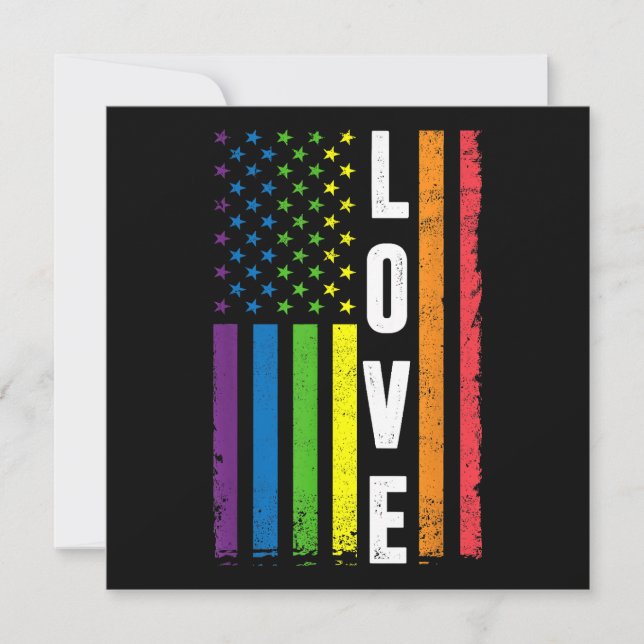 Gay Pride Gifts Men Women LGBT Rainbow Flag Gay Lo (Front)