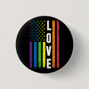 Gay Pride Gifts Men Women LGBT Rainbow Flag Gay Lo 3 Cm Round Badge