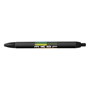 Gay Pride Gifts Men Women LGBT Rainbow Flag Gay Lo Black Ink Pen