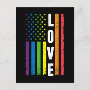 Gay Pride Gifts Men Women LGBT Rainbow Flag Gay Lo Enclosure Card