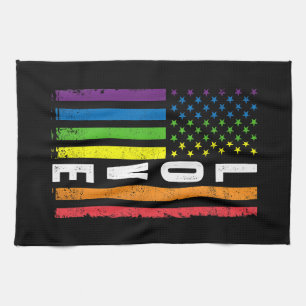 Gay Pride Gifts Men Women LGBT Rainbow Flag Gay Lo Tea Towel