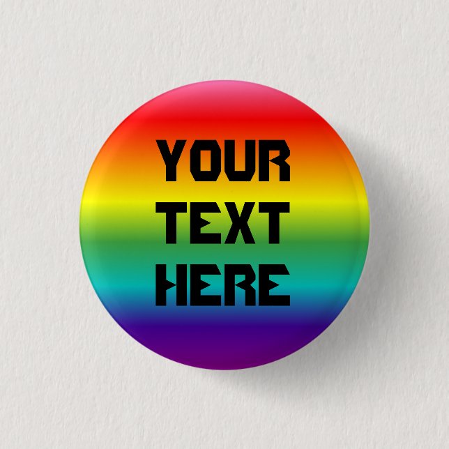 Gay Pride gradient 3 Cm Round Badge (Front)