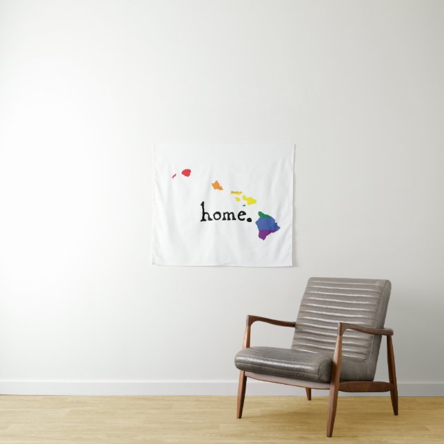 Gay Pride Home | Hawaii Tapestry (In Situ (Horizontal))