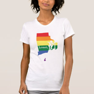 Gay Pride Home Rhode Island T-Shirt
