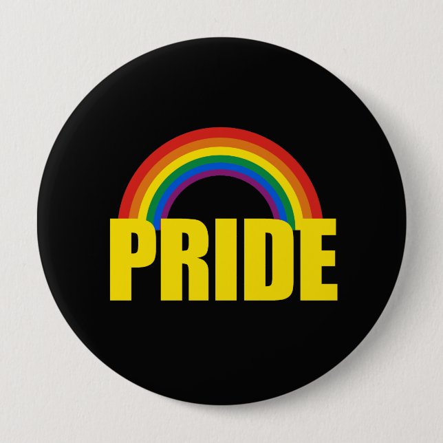 GAY PRIDE IMPACT PRIDE - .png 10 Cm Round Badge (Front)
