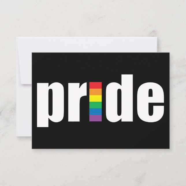 Gay Pride Invitation (Front)