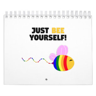 Gay pride just be yourself calendar