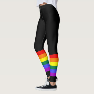 Gay Pride LGBT Colourful Rainbow Leggings