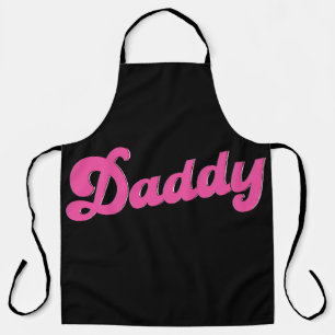 Gay Pride LGBT Pink Bear Gay Daddy  Apron