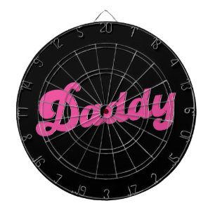 Gay Pride LGBT Pink Bear Gay Daddy  Dartboard