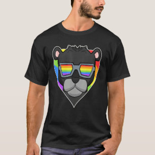 Gay Pride LGBT Rainbow - Black panther - LGBT Hear T-Shirt