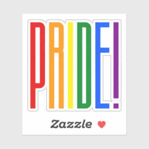 Gay Pride LGBT Rainbow Flag Text LGBTQ Support