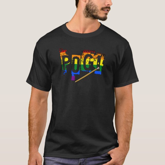 Gay Pride LGBTQ Philippines Filipino Pinoy Pogi Ha T-Shirt (Front)