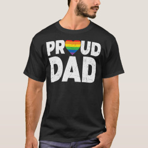 Gay Pride Lgbtqia+ Proud Dad Lgbt Lgbtq Parent Pri T-Shirt