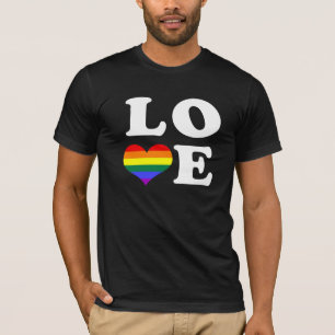 Gay Pride Love Heart T-Shirt