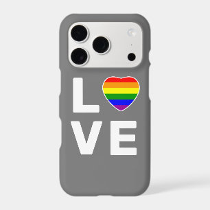 Gay Pride Love Rainbow Heart