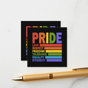 Gay Pride Month LGBT Enclosure Card