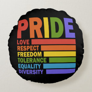 Gay Pride Month LGBT Round Cushion
