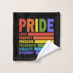Gay Pride Month LGBT Wash Cloth