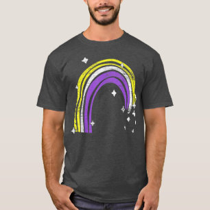 Gay Pride Month Non Binary Flag Rainbow LGBTQ Non T-Shirt