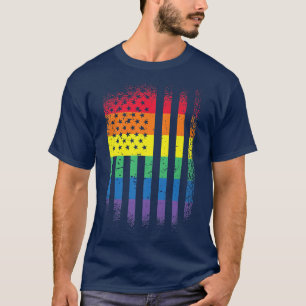 Gay Pride Month Rainbow Flag LGBTQ Pride Rainbow  T-Shirt