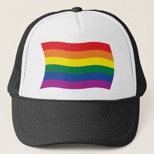 Gay Pride Movement Flag Hat (Front)