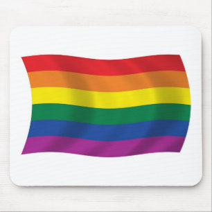 Gay Pride Movement Flag Mousepad