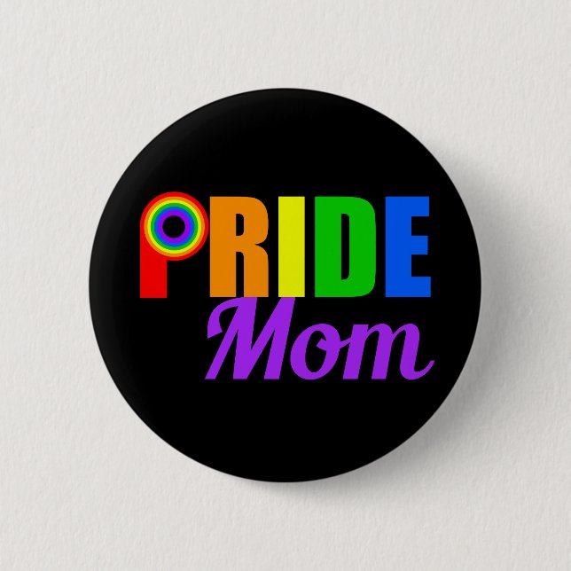 Gay Pride Mum 6 Cm Round Badge (Front)