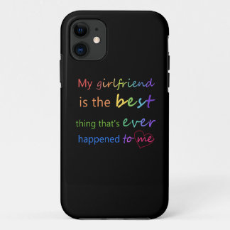 Gay Pride - "My girlfriend is" iPhone 11 Case