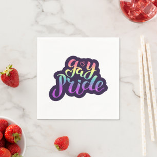 Gay Pride Napkin