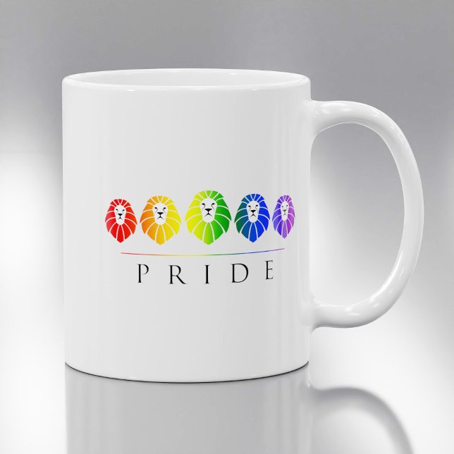 Gay Pride of Lions - LGBT Coffee Mug (Creator Uploaded)