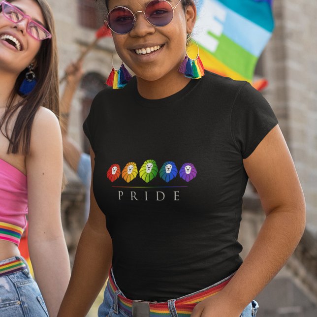 Gay Pride - of Lions - LGBT Rainbow T-Shirt (Creator Uploaded)