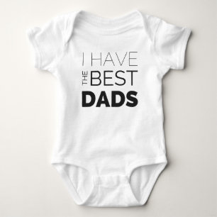 Gay Pride One-Piece - I have the best dads Baby Bodysuit