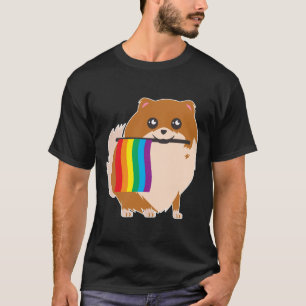 Gay Pride Pomeranian T-Shirt
