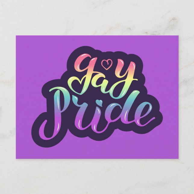 Gay Pride Postcard (Front)