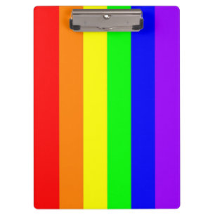 Gay Pride (Pure Colours) Clip Board