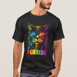 Gay Pride Purride Cat LGBT Pride Month Equality 2 T-Shirt
