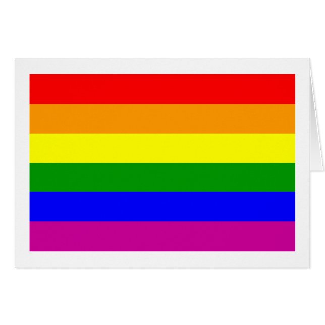 Gay Pride Rainbow (Front Horizontal)