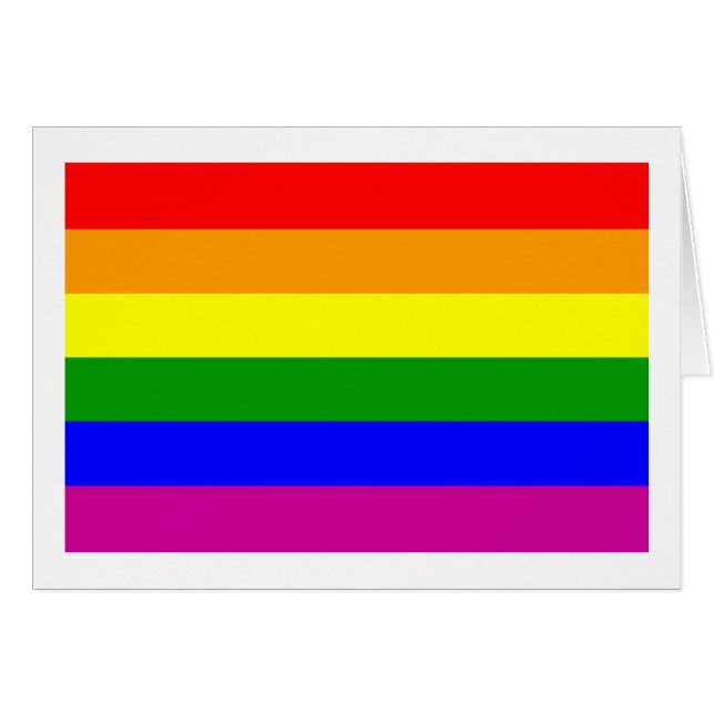 Gay Pride Rainbow (Front Horizontal)
