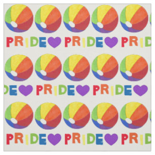 Gay Pride Rainbow Beach Ball Beachball LGBT LGBTQ Fabric