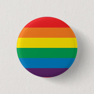 Gay Pride Rainbow Button