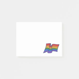 Gay Pride Rainbow Flag Art Post-it Notes