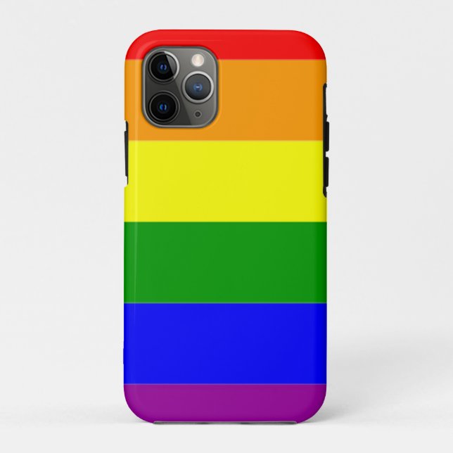 Gay Pride Rainbow Flag Case-Mate iPhone Case (Back)