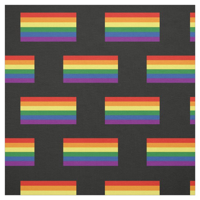 Gay pride Rainbow Flag Fabric (Swatch)