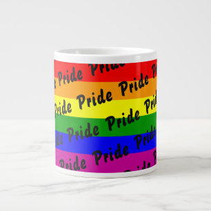 Gay Pride Rainbow Flag Large Coffee Mug