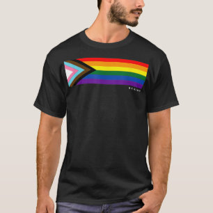 Gay Pride Rainbow Flag Paint LGBT World Pride Day T-Shirt