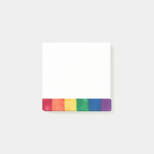 Gay Pride Rainbow Flag Post-it Notes