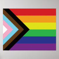 Gay Pride Rainbow Flag Progressive LGBTQIA+